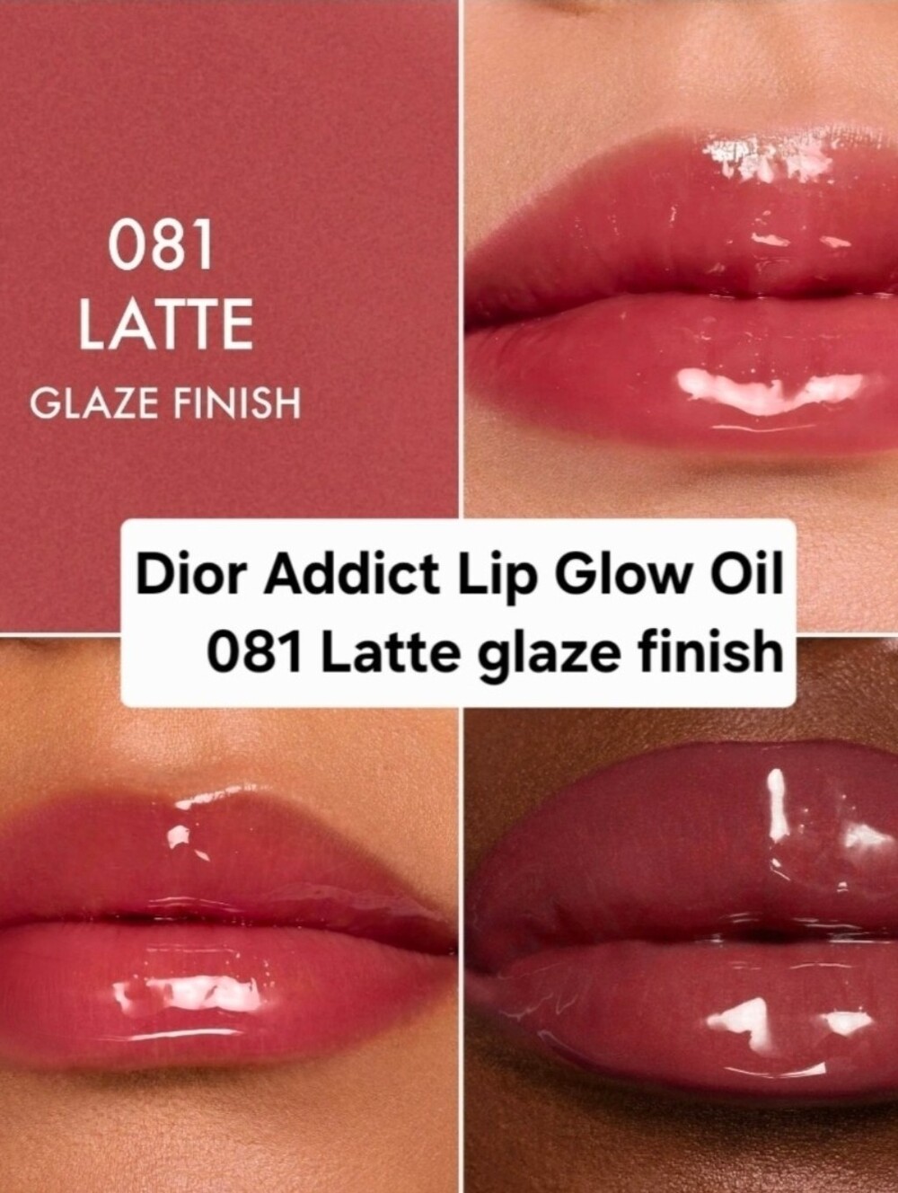 Dior Addict Lip Glow Oil 081 Latte GLAZE BNIB💥NEW💥 - Picture 2 of 5